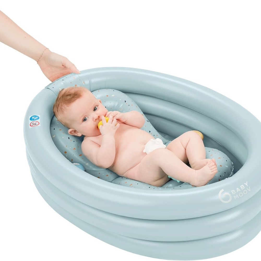 Blue Inflatable Baby Bath - Picture 4 of 15